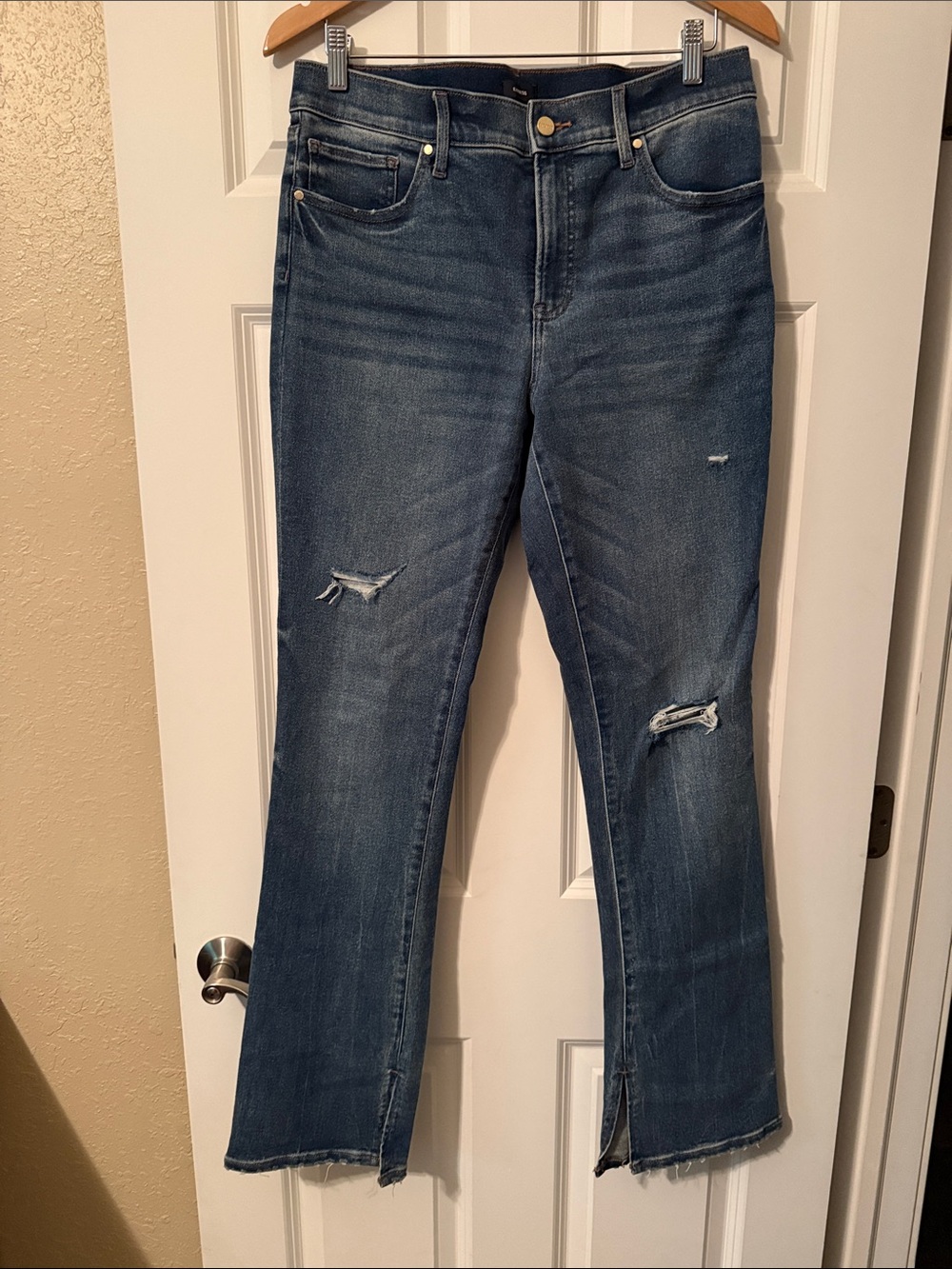 Express Indigo Midrise Skyscraper Jeans